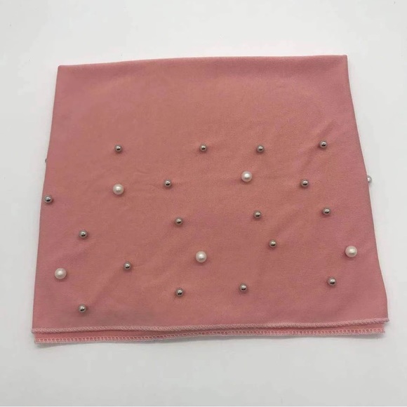 Pearl and Ultra Suede Infinity Head Wrap - Picture 6 of 8